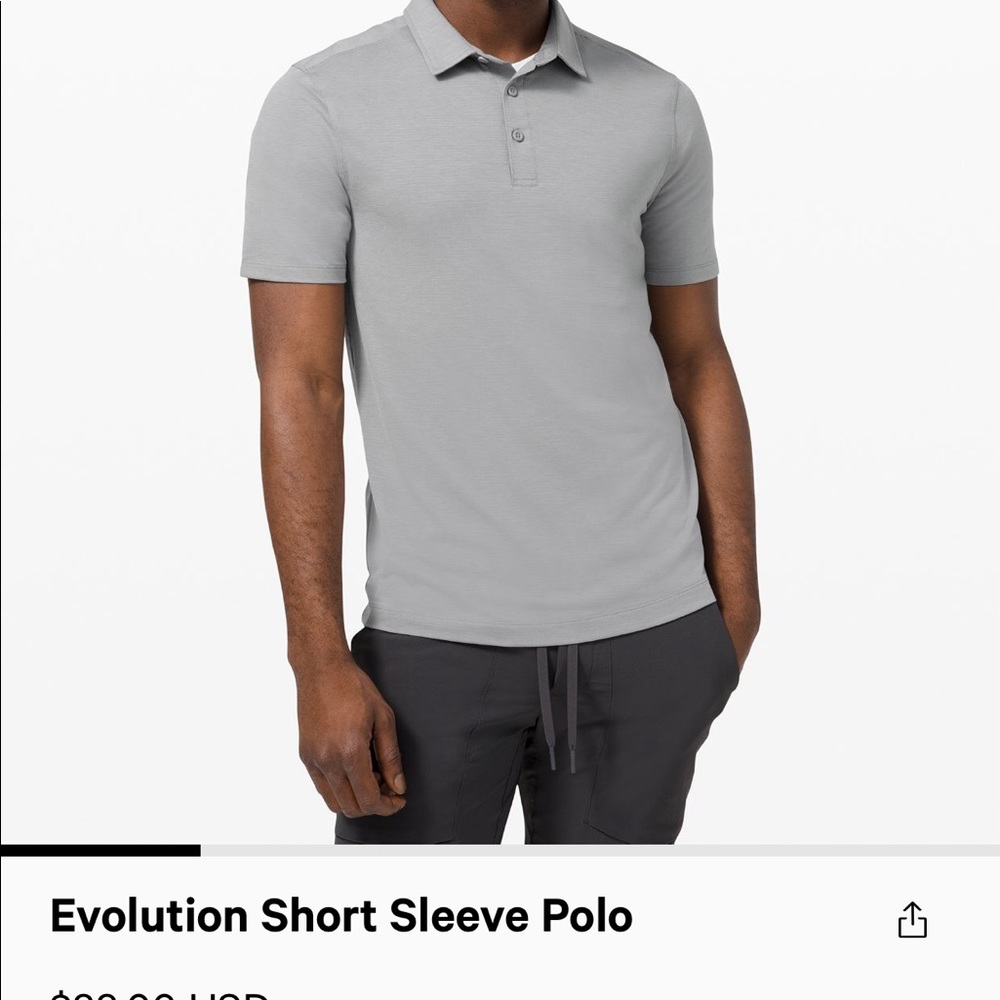 NWT Lululemon Mens Evolution Polo size L